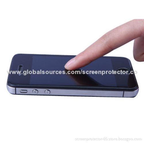 Tempered-glass Screen Protector for iPhone4/4S, with 0.5mm Thickness